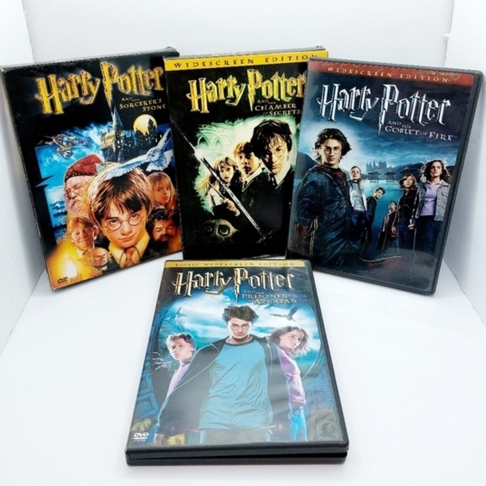 Lot‎ of 4 Harry Potter DVDs in Cases